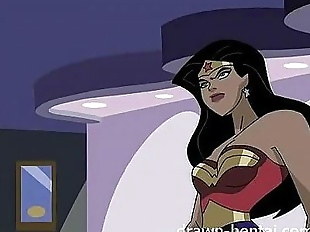 Superhero Hentai - Wonder Woman vs Captain..