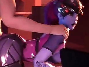 Widowmaker Blowjob cum in mouth and get fucked..