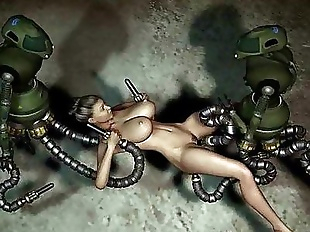 3D Animation: Robots Sex Attack - 2 min