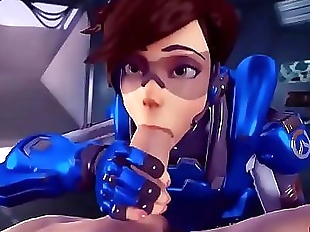 Overwatch Anime milf housewife gets some from..