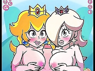 Super Mario: Princess Peach And Rosalina Titty..