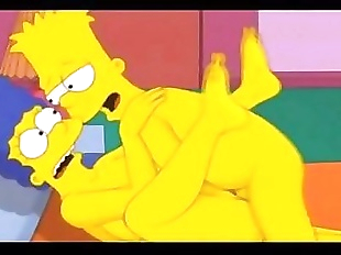 Los Simpsons Bart cogiendo a Marge 31 sec 720p
