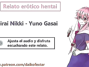 Relato erótico hentai en español, Mirai Nikki,..