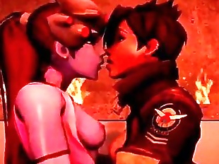 Overwatch Lesbians with Sound - 1 min 5 sec