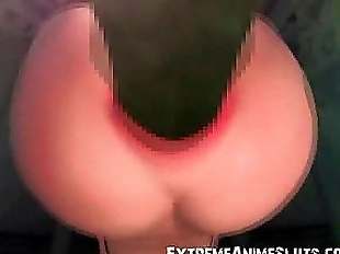 3D Teen Analed by an Ogre! - 3 min
